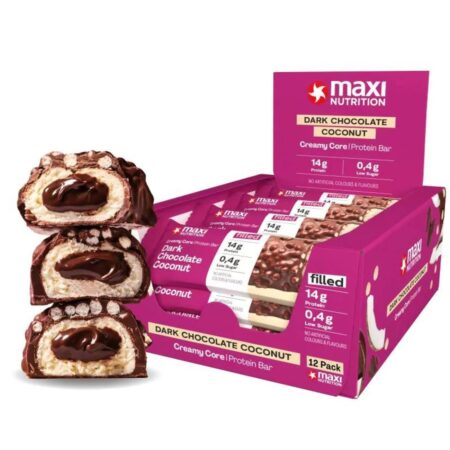 Maxi Nutrition Creamy Core Protein Bar Dark Chocolate Coconut