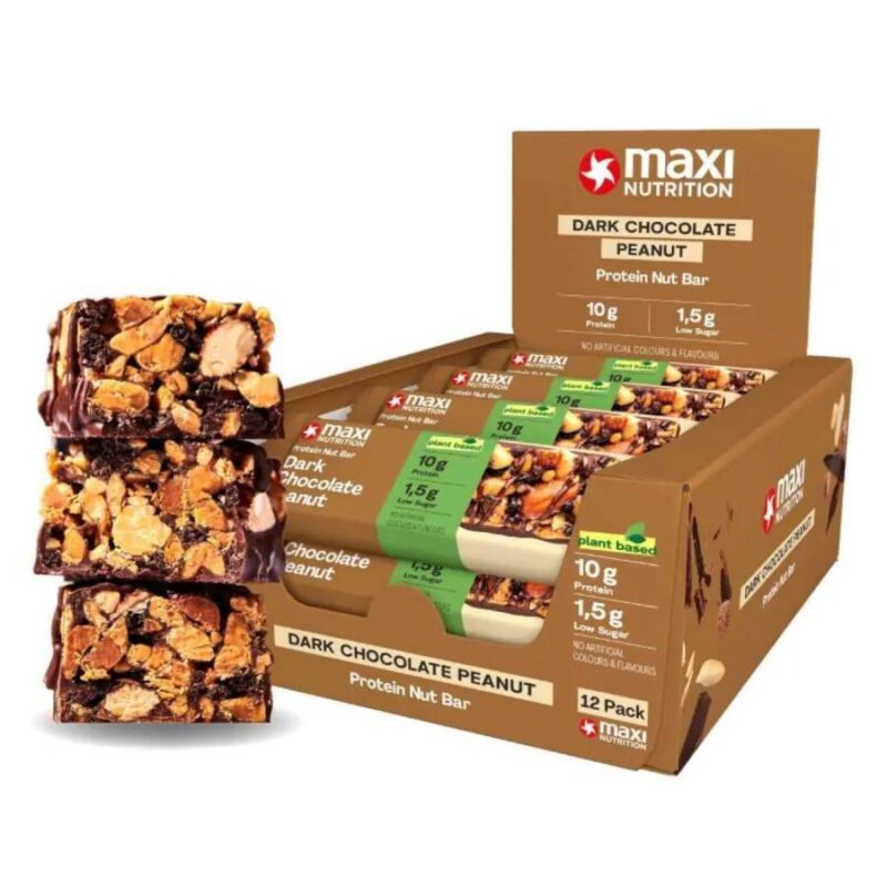 Maxi Nutrition Protein Nut Bar Dark Chocolate Peanut