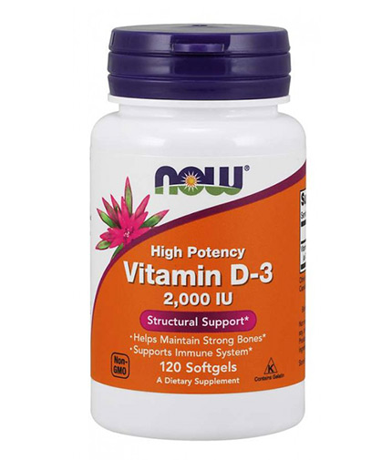 NOW Foods Vitamin D-3 High Potency 2000 IU