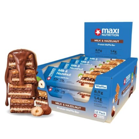 Maxi Nutrition Protein Waffle Bar Milk & Hazelnut - 40gr