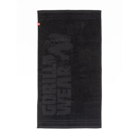 Gorilla Wear Towel – Black - Medium Size